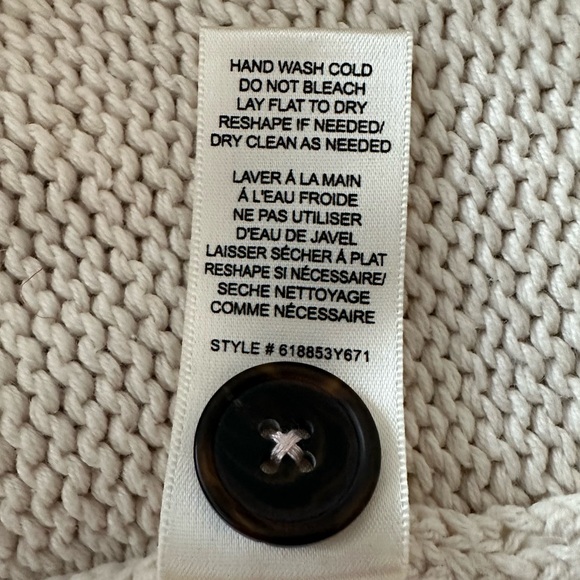 Rebecca Taylor Women's La Vie Pullover Cream Peplum Knit Sweater Size XS - Picture 6 of 8